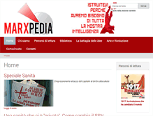 Tablet Screenshot of marxpedia.org